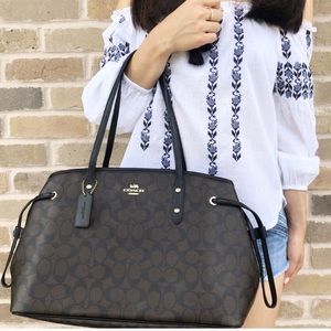 Gaby’s Bags -Coach Large purse Brown Black